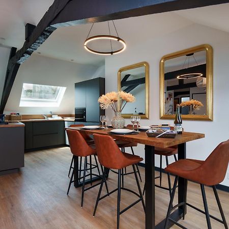 Ferienwohnung Dans Les Airs Quimper Exterior foto