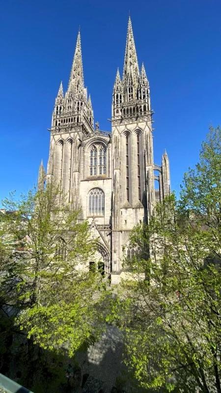 Ferienwohnung Dans Les Airs Quimper Exterior foto