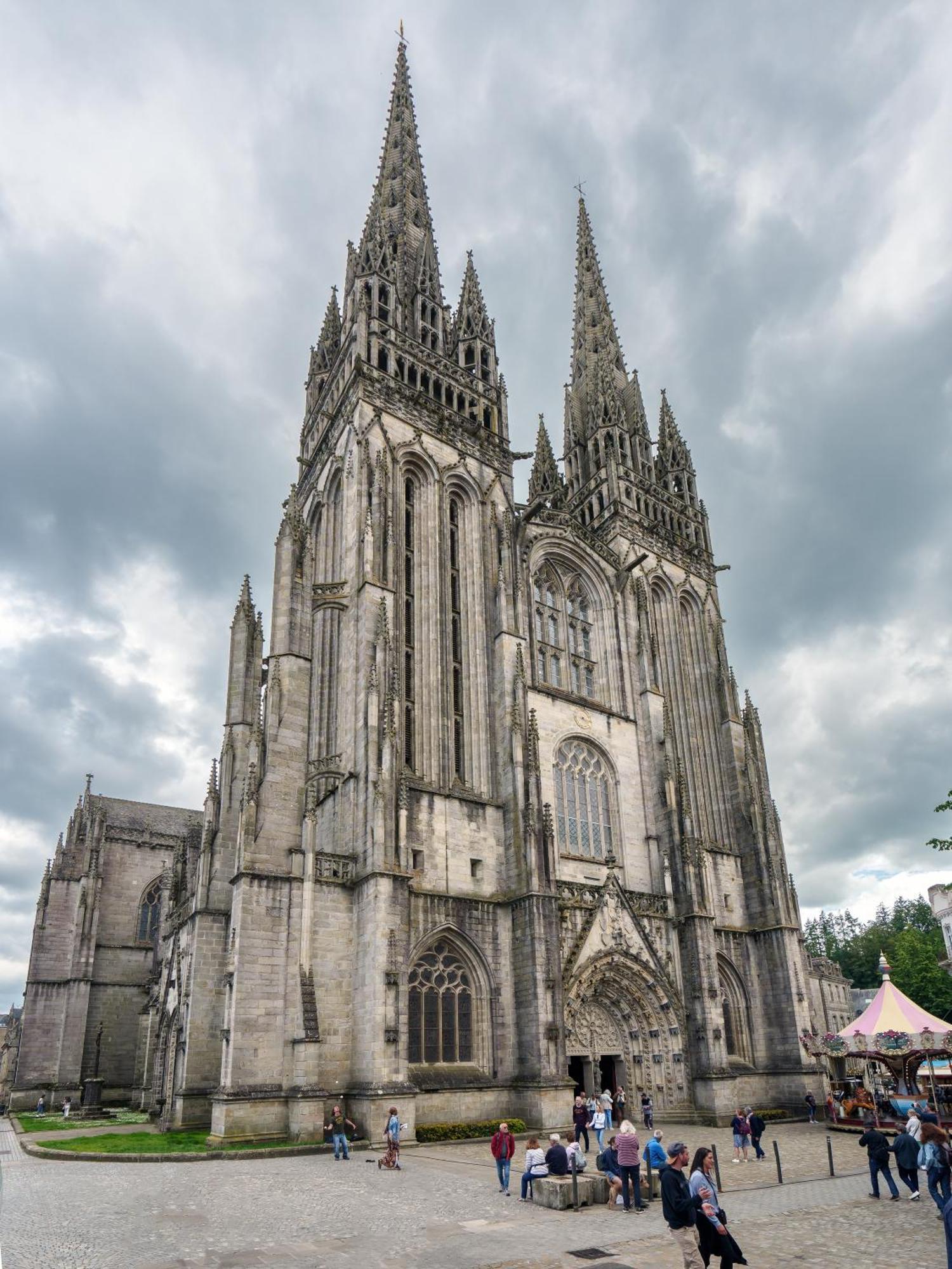 Ferienwohnung Dans Les Airs Quimper Exterior foto