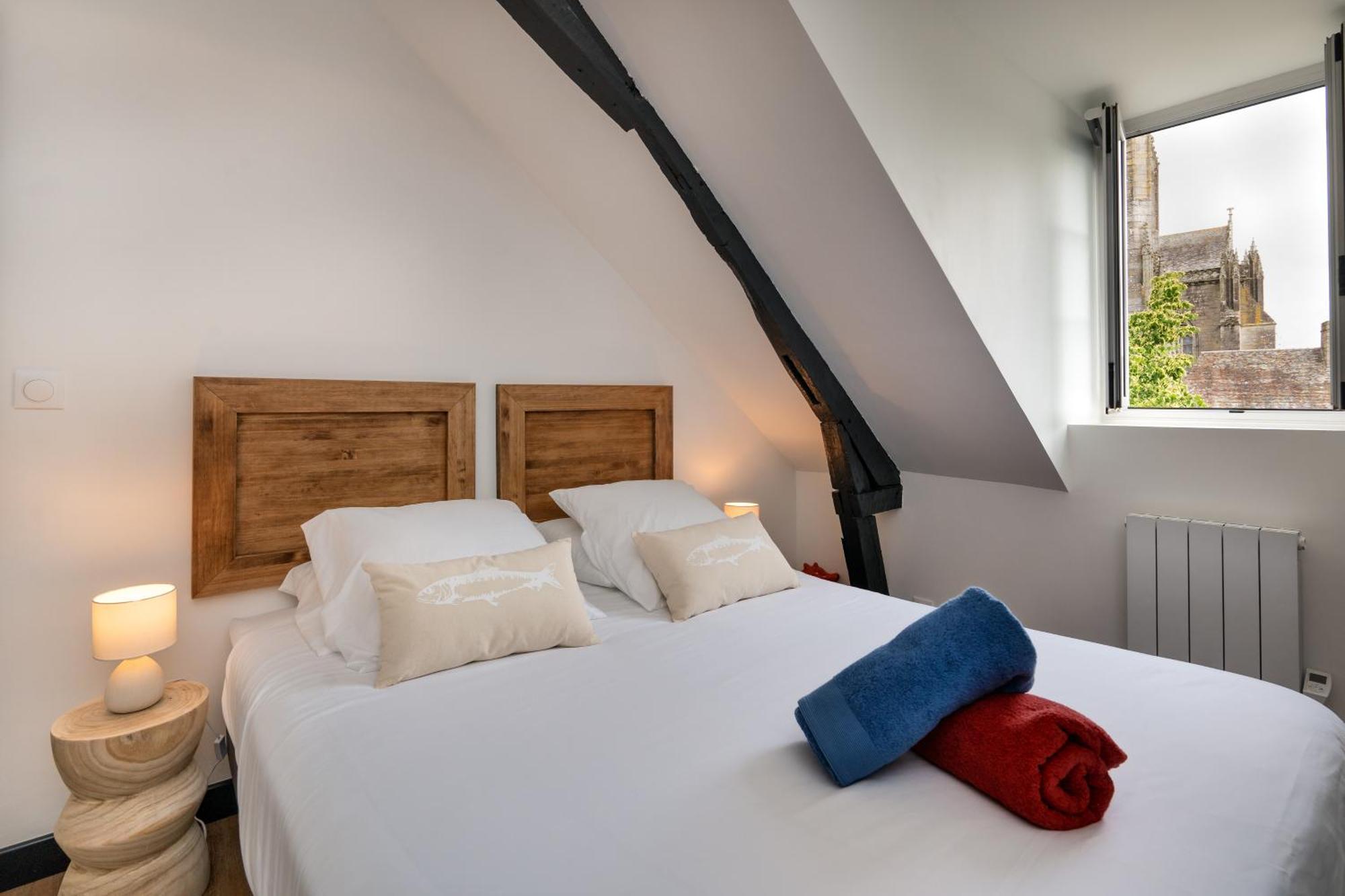 Ferienwohnung Dans Les Airs Quimper Exterior foto