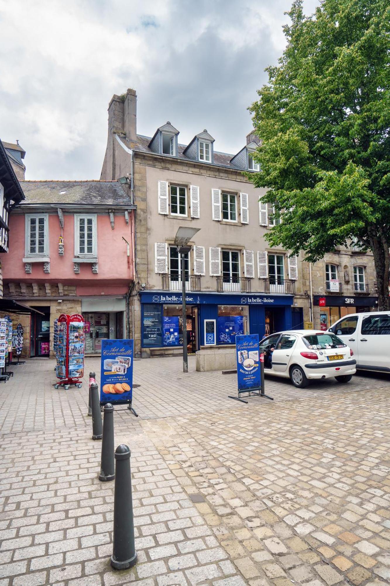 Ferienwohnung Dans Les Airs Quimper Exterior foto